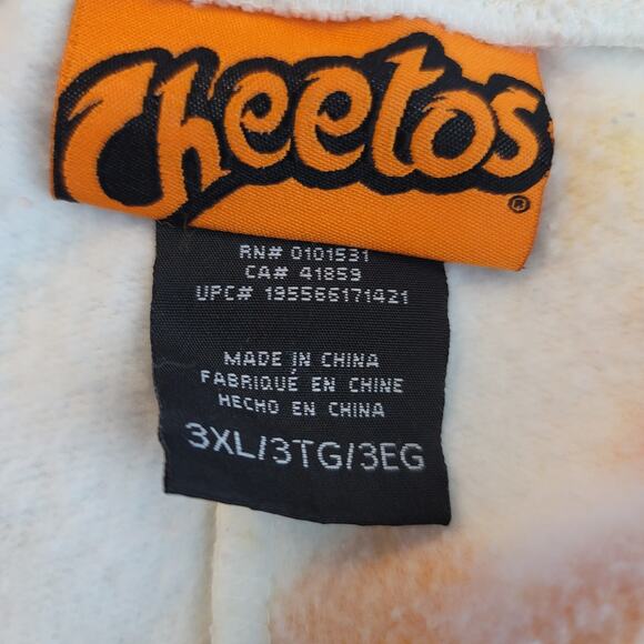 Cheeto's Unisex Flaming Hot Tye Dye Athletic Winter Warm Weather SweatPants 3X - Picture 5 of 6